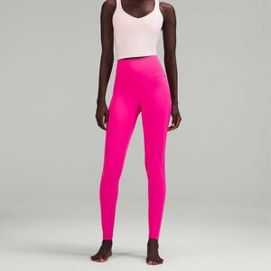 Lululemon Align High Rise Pant 25” - Size 8- Sonic Pink!